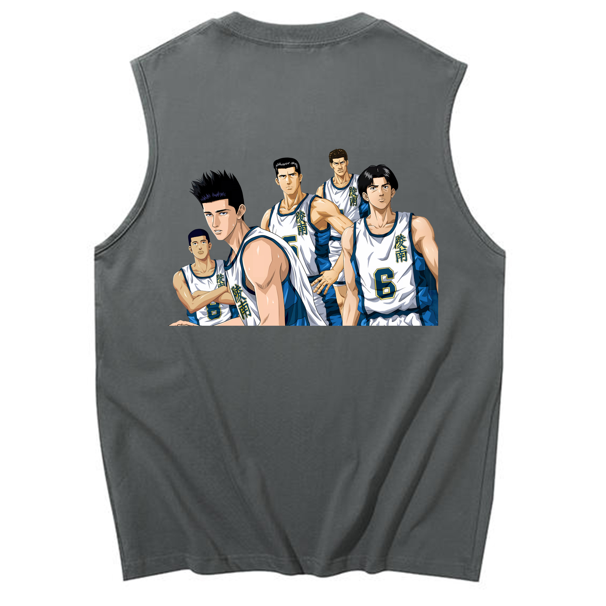 （画像用） SLAM DUNK／スラムダンク コットン100％タンクトップ（背面プリント）